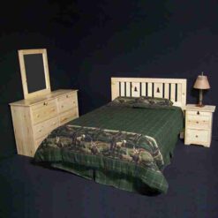 Viking "From The Woods" Pine Log Bedroom Set