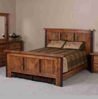 Viking hickory log bed 34