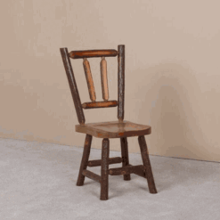 Viking Sawooth Hickory Log Dining Side Chair