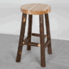 Viking Hickory Log Pub Stool
