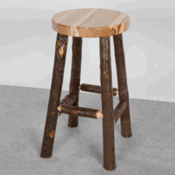 Viking Hickory Log Pub Stool