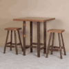Viking Sawtooth Hickory & Pine Log Pub Table