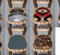 Viking hickory log pub table 69
