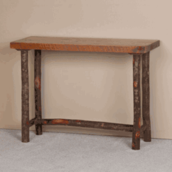 Viking Sawtooth Hickory & Pine Log Sofa Table