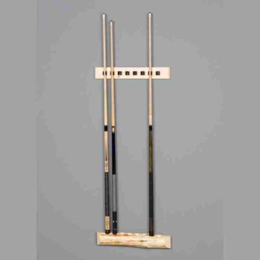 Viking klondike pine 2 piece wall pool cue rack