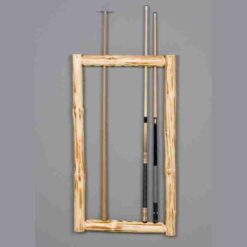 Viking Klondike Pine Framed Log Pool Cue Rack