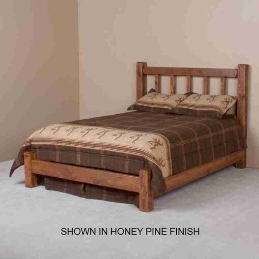 Viking low profile "little jack" barnwood bed