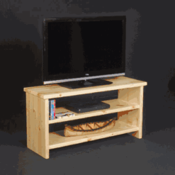 Viking Northwoods Open Pine Log TV Stand