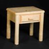 Viking Northwoods 1 Drawer Pine Log Night Table