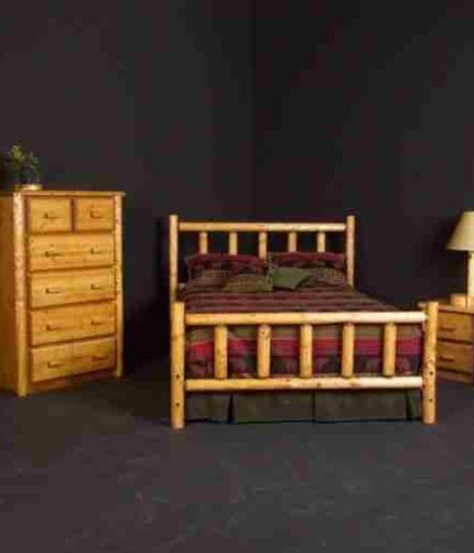 Viking northwoods alpine log bedroom set 59