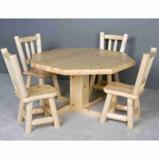 Viking northwoods log poker table w/ reversible top - image 2