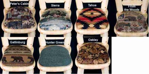 Viking northwoods log poker table w/ reversible top - image 5