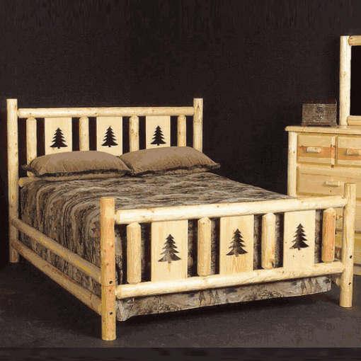 Viking northwoods montana pine log bed