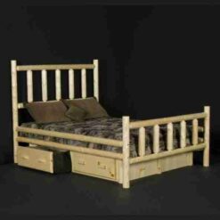 Pine Log Beds