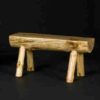 Viking Northwoods Pine Half Log Bench