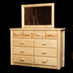 Viking Northwoods Pine Log 10-Drawer Dresser