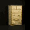 Viking Northwoods Pine Log 6 Drawer Chest