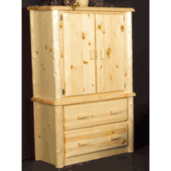 Viking Northwoods Pine Log Armoire