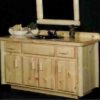 Viking Northwoods Pine Log Bathroom Vanity