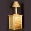 Viking Northwoods Pine Log Nightstand - 3 Drawer