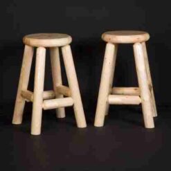 Viking Northwoods Pine Log Pub Stools