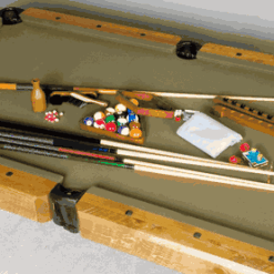 Viking northwoods ponderosa pine log pool table 108