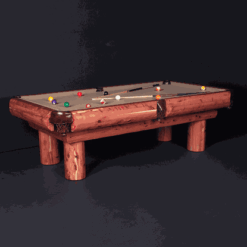 Viking Northwoods Red Cedar Log Pool Table