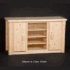 Viking Northwoods Widescreen Pine Log Tv Stand