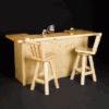 Viking Pine Log Bar