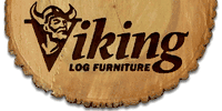 Viking log furniture