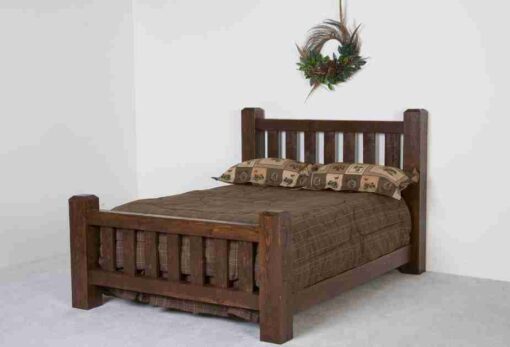 Viking pioneer barnwood bed - image 3
