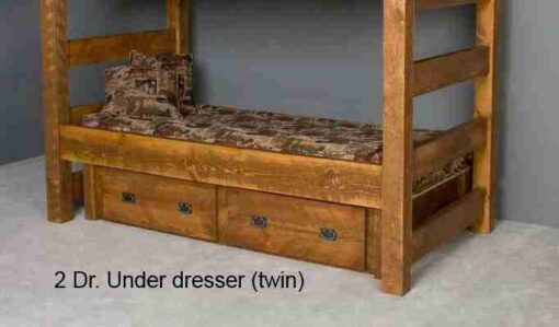 Viking pioneer barnwood bed - image 4