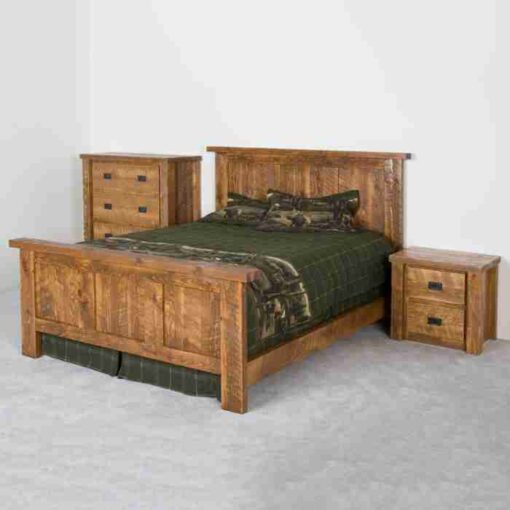 Viking pioneer barnwood bedroom set