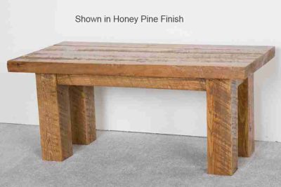 Viking rectangular barnwood coffee table 53