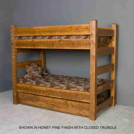 Viking timberwood barnwood bunk bed - t/t, f/f or q/q - image 3