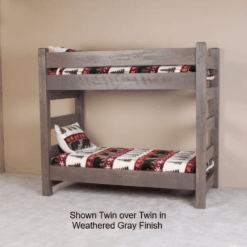 Viking timberwood barnwood bunk bed t t f f or q q 38