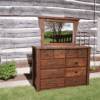 Viking Timberwood Barnwood Dresser - 10 Drawer