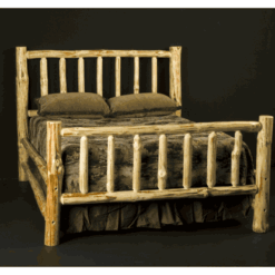 Viking Wilderness Pine Log Bed