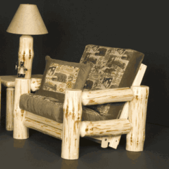 Viking Wilderness Pine Log Futon Chair