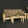 Viking Wilderness Pine Log Futon - Full Or Queen