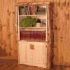 Wasatch Log Furniture - Aspen Bookcase With Doors