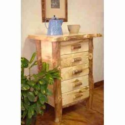 Wasatch log furniture aspen homestead bedroom set 108