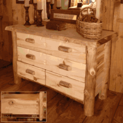 Wasatch log furniture aspen homestead bedroom set 111