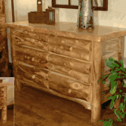 Wasatch log furniture aspen homestead bedroom set 120 1