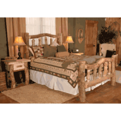 Wasatch Log Furniture - Aspen Silver Creek Bedroom Set