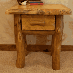 Wasatch log furniture crazy horse aspen log bed 37 1