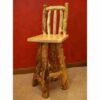 Wasatch Log Furniture - Silver Creek Aspen Bar Stool