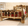 Wasatch Log Furniture - Silver Creek Extra Gnarly Aspen Bed