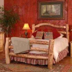 Wasatch Log Furniture - Summit Peak Aspen Bed