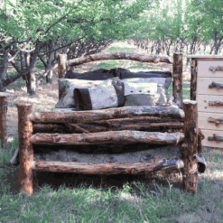 Wasatch Log Furniture - Timpview Aspen Bed